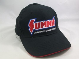 Summit Racing Equipment Hat Black Hook Loop Baseball Cap - £10.50 GBP