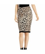 Bar III Animal Print Stretch Pencil Skirt Size Small Retro Rockabilly Mo... - $18.99