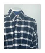 Vintage 90&#39;s Polo Ralph Lauren Big Shirt Plaid Flannel Dress Shirt Mens ... - $24.74