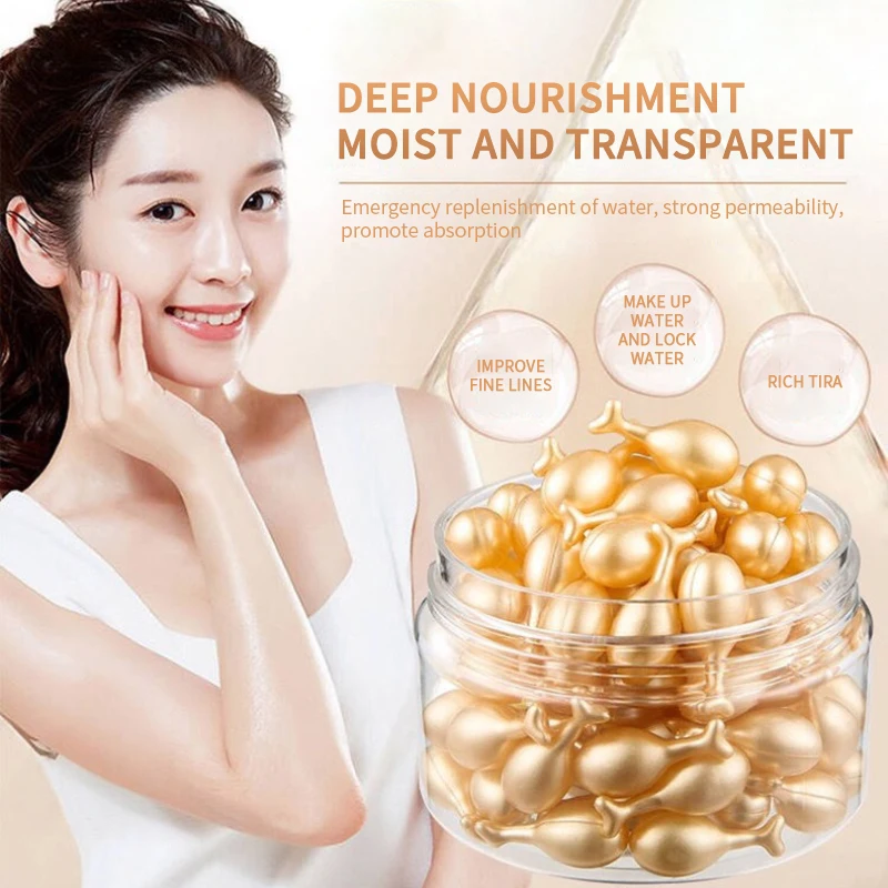 House Home 20/50/60/100Pcs Hyaluronic Acid Capsules Serum Spot Acne Remover Whit - £19.61 GBP