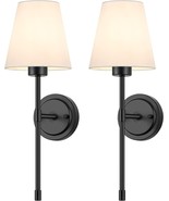 ShineTech Wall Sconces Set of 2, Hardwired Retro Industrial Wall Lamp - £22.36 GBP