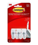 Command 7100217717 General Purpose Small Wire Hooks White, 3-Pack, Up to... - $14.41