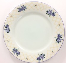 Farberware Stoneware Luncheon Salad Plate Hydrangea 4299 Violet 1999 Vin... - $11.53