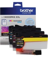 Brother Genuine LC30333PKS 3-Pack Super High-yield Color INKvestment Tan... - £30.99 GBP