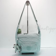 NWT Kipling KI1998 Erica S Small Tote Crossbody Bag Purse Polyamide Serene Green - £57.38 GBP