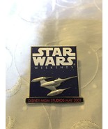 WDW Star Wars Weekends Naboo Starfighter Pin LE of 2001 MGM Studios - £22.36 GBP