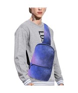 Galaxy Universe Dark Blue Crossbody Chest Bag - $43.46 CAD
