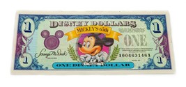 Serie Di 1993 Un Disney Dollar Mickey&#39;s 65th IN Au Condizione - £31.60 GBP