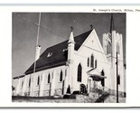 St.Joseph Chiesa Milton Pennsylvania Pa Unp Bianco &amp; Nero Cartolina R16 - £3.99 GBP