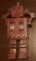 Decorative Robot Hear No Evil Red Figure - £19.12 GBP