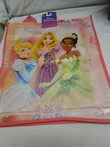 New Girls Disney Princess large reusable tote shopping bag pink Cinderella  - £5.29 GBP