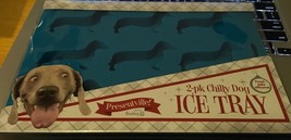 2 pack Chilly Dog Dachshund Dog Shaped Silicone Ice Trays - NEW/Sealed - $14.01