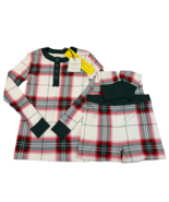 Hearth & Hand With Magnolia Multi Holiday Plaid Lounge Pajama Set Kids Size 6