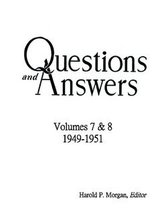 Questions and Answers (Volumes 7 &amp; 8 - 1949-1951) [Paperback] Dr. Harold P. Morg - £15.67 GBP