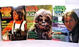 VTG 1997 Star Wars Kids Scholastic 3 Magazine Lot Luke Skywalker Han Solo Chewy - $14.80