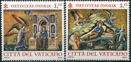 Vatican 2019. Christmas (MNH OG) Set of 2 stamps - £6.85 GBP