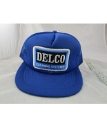 Delco Cleaning Systems Blue Snapback Hat Foam Mesh Designer Award  - $25.95