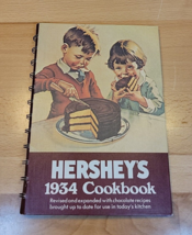 Vintage 1971 Hershey&#39;s 1934 Cookbook Spiral Hardcover Cook book Chocolat... - £7.85 GBP