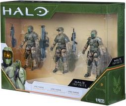 Halo Infinite UNSC Marine 3 Pack Figure 3.75&quot; World of Halo 2021 Exclusive - £40.78 GBP