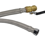 Aqua Plumb PipeBite Water Heater Connector 18&quot; With Brass Ball Valve - $36.95