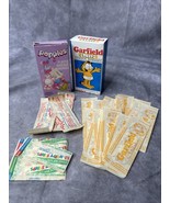 Vintage Popples and Garfield adhesive bandages sterile nonstick Mcdonalds - $28.04