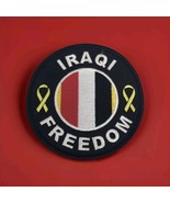 Operation Iraqi Freedom Patch Round Yellow Ribbon - $18.95