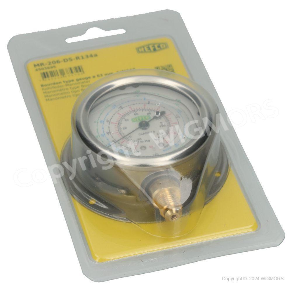 Gauge Refco MR-206-DS-R134a LP glycerin 1/4&quot; SAE/D - $1.95