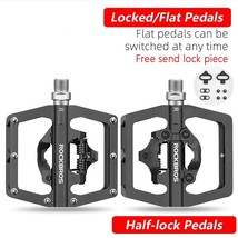 BROS Bicycle Pedal Non-Slip MTB Bike Pedals Aluminum Alloy Flat Platform Applica - £111.05 GBP