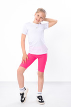 Girls&#39; Cycling Shorts – Ribbed Fabric &amp; Bright Design, Summer,  Nosi svo... - $11.05 CAD+
