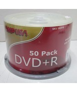 New Sealed Comp USA DVD+R 50 Pack 16x 4.7GB Recordable Discs - £14.38 GBP