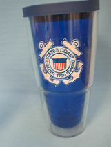 Tervis United States Coast Guard Blue Black 24Oz Tumbler with Lid - £18.73 GBP