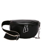 The New Fashion Semicircle Saddle Crossbody Bag Women PU Leather Shoulde... - £18.91 GBP