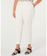 MSRP $89 Bar Iii Trendy Plus Size Straight-Leg Pant White Size 24W - $66.62 CAD