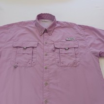Columbia Sportswear Omni-Shade FM7047 Men's Button-Down Collar Lavender Shirt M image 11