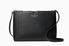 New Kate Spade Harlow Pebble Leather Crossbody Black - £70.65 GBP