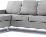 Small Space Modern Sectional Sofa, Gray - $674.99