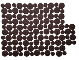 Multi-Purpose Felt Pads, Floor Protectors. 128 Brown - £7.35 GBP