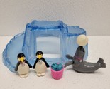 Littlest Pet Shop Zoo Polar Pets Vintage Kenner LPS Penguins &amp; Seal- Inc... - $34.55