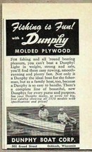 1950 Print Ad Dunphy Molded Plywood Boats Made in Oshkosh,Wisconsin - £6.60 GBP
