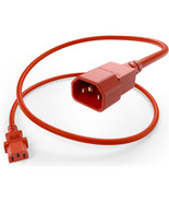 UNC Group PWRC13C1406FRED POWER CORD C13 - C14, 18AWG, 10AMP, 250V, SVT ... - $534.42 MXN