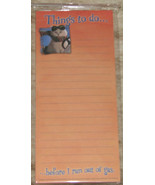 LEANIN TREE Cat at the Wheel~Do Before Run out of Gas~List Note Pad Magn... - £6.95 GBP