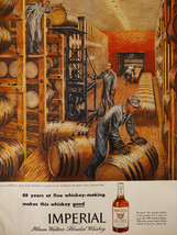 1946 Original Esquire Art WWII Era Art Ads Imperial Whiskey Botany 500 - £5.16 GBP