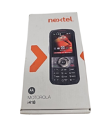 Motorola Nextel i418 Bar Cell Phone GPS MP3 Bluetooth 2MP MicroSD 2.2&quot; Kit - €38,78 EUR