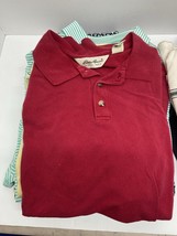 Eddie Bauer Polo Shirt Mens Small Red Short Sleeve Cotton - £11.28 GBP