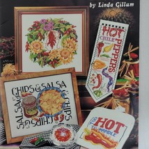Linda Gillum Kitchen Sampler Embroidery Patterns Hot! 20 Wreath ASN Chart E Vtg - £8.00 GBP