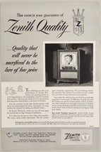 1952 Print Ad Zenith Paulding Console TV Television Sets Chicago,Illinois - £11.98 GBP