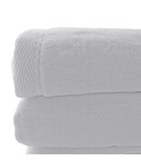 Sferra White Queen Blanket Plush Solid Brushed Combed Cotton Home Collec... - €128,37 EUR