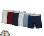 George 6 Pack Cotton Stretch Boxer Moisture Wicking Men&#39;s Underwear Size L - £9.55 GBP