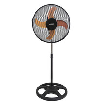Brentwood 3 Speed 12in Oscillating Stand Fan in Black - £61.34 GBP