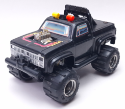 Vintage 1983 Playskool Black Gold 4x4 Monster Truck Toy SST FOR PARTS - $23.26